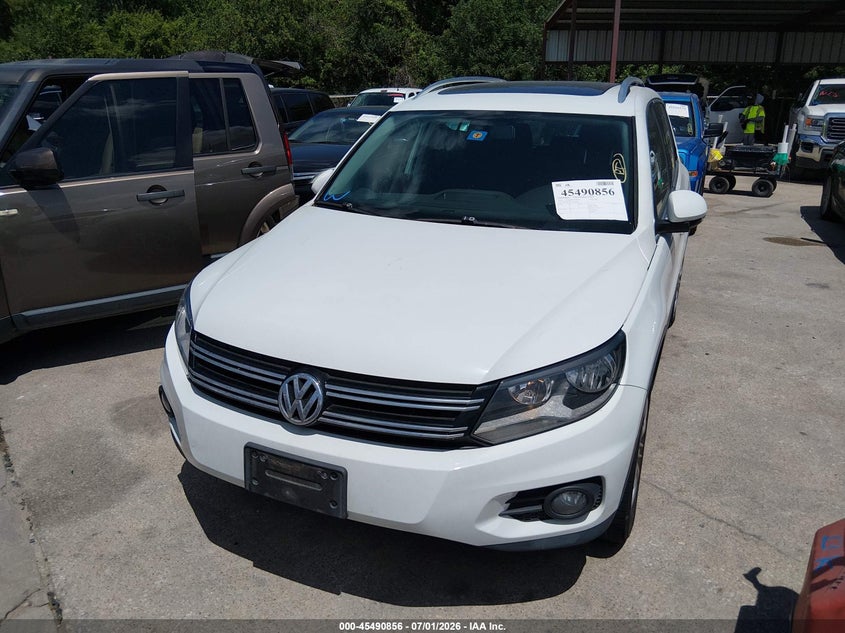 2015 Volkswagen Tiguan VIN WVGAV7AX3FW505042 IAAI salvage auction — NORMAL WEAR, Original (Texas), sold $1,400 on 2026-07-29 (photo 6)