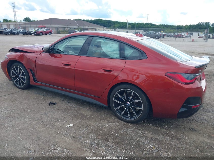 2023 BMW I4 VIN WBY33AW0XPFN56324 IAAI salvage auction — FRONT END, Salvage Title, sold $10,800 on 2026-07-16 (photo 3)