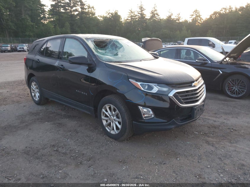 2019 Chevrolet Equinox VIN 2GNAXSEV7K6295910 IAAI salvage auction — FRONT & REAR, Salvage Title, sold $2,550 on 2026-07-25 (photo 1)