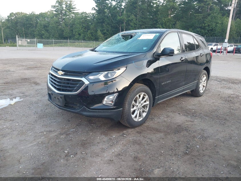 2019 Chevrolet Equinox VIN 2GNAXSEV7K6295910 IAAI salvage auction — FRONT & REAR, Salvage Title, sold $2,550 on 2026-07-25 (photo 2)