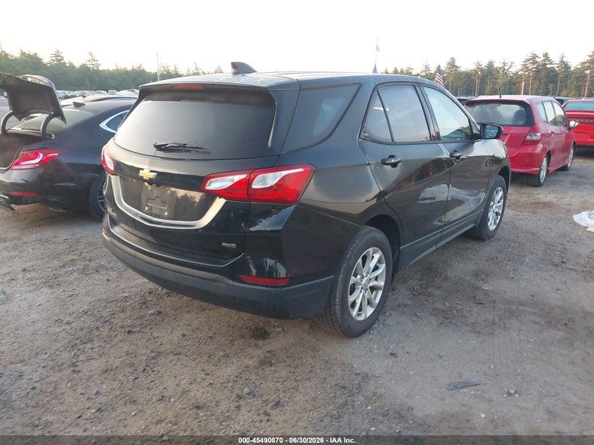 2019 Chevrolet Equinox VIN 2GNAXSEV7K6295910 IAAI salvage auction — FRONT & REAR, Salvage Title, sold $2,550 on 2026-07-25 (photo 4)