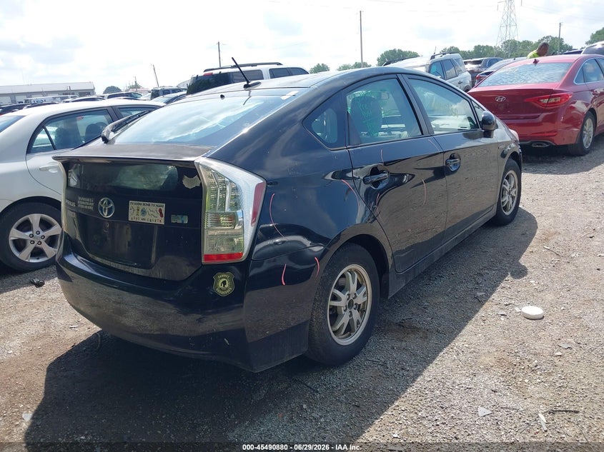 2010 Toyota Prius VIN JTDKN3DU7A0041803 IAAI salvage auction — LEFT SIDE, Clear (Indiana), sold $700 on 2026-07-29 (photo 4)
