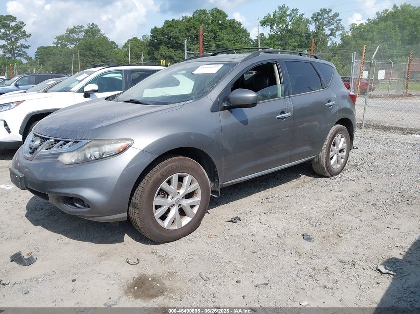 2014 Nissan Murano VIN JN8AZ1MW2EW516450 IAAI salvage auction — NORMAL WEAR, Clear (South Carolina), sold $375 on 2026-07-21 (photo 2)