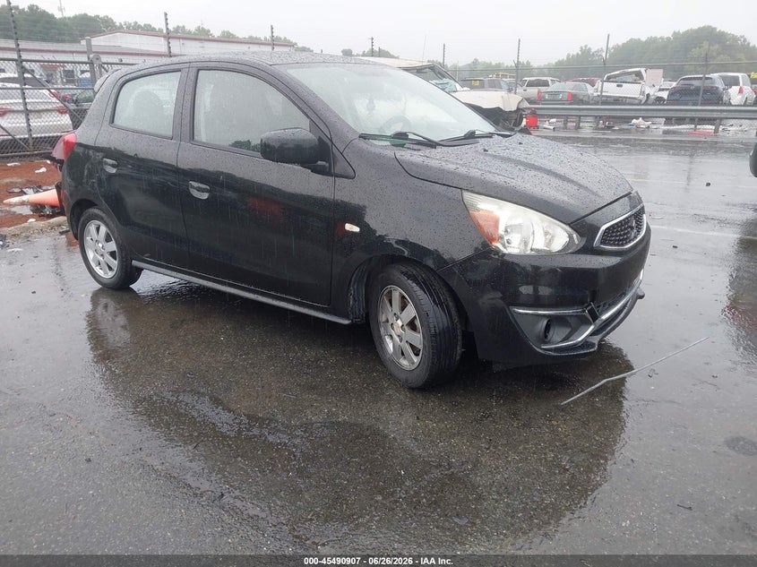 2017 Mitsubishi Mirage VIN ML32A3HJXHH016906 IAAI salvage auction — LEFT FRONT, Salvage (North Carolina), sold $425 on 2026-07-27 (photo 1)
