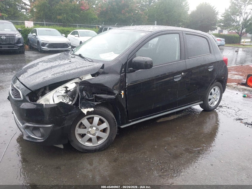 2017 Mitsubishi Mirage VIN ML32A3HJXHH016906 IAAI salvage auction — LEFT FRONT, Salvage (North Carolina), sold $425 on 2026-07-27 (photo 2)