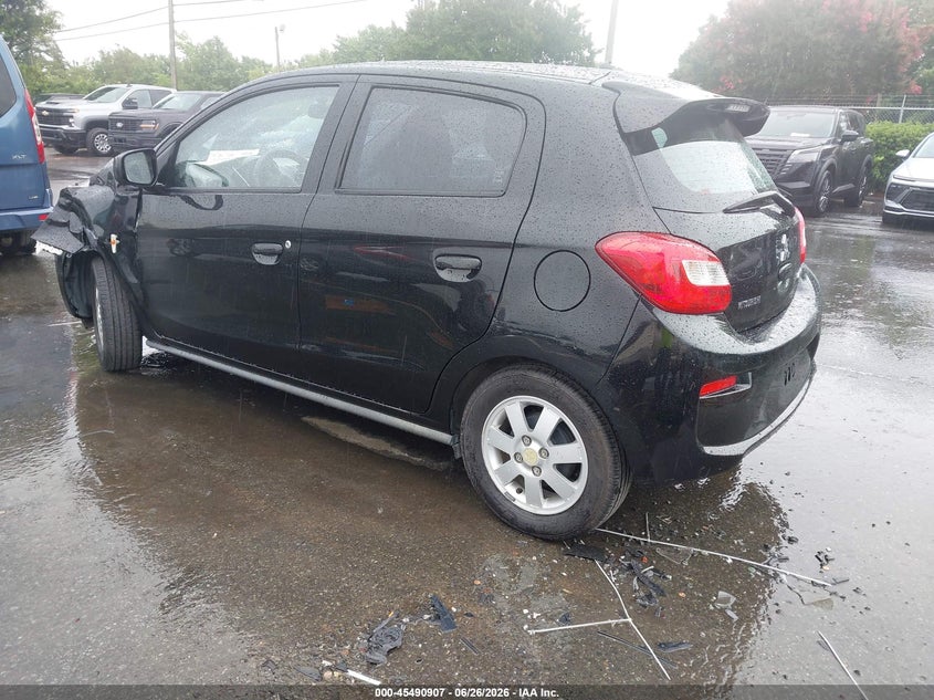 2017 Mitsubishi Mirage VIN ML32A3HJXHH016906 IAAI salvage auction — LEFT FRONT, Salvage (North Carolina), sold $425 on 2026-07-27 (photo 3)