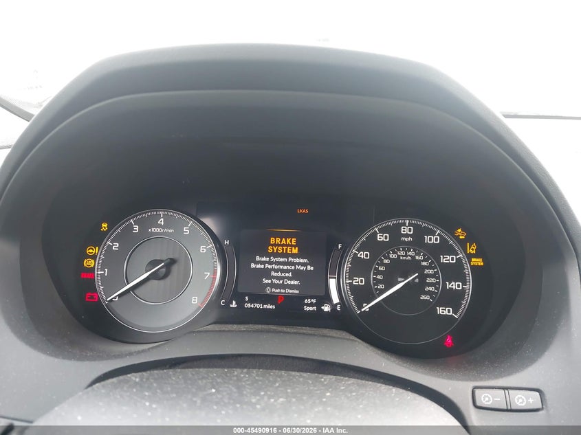 2020 Acura Rdx VIN 5J8TC1H50LL014527 IAAI salvage auction — LEFT SIDE, Salvage (California), sold $8,400 on 2026-07-29 (photo 7)