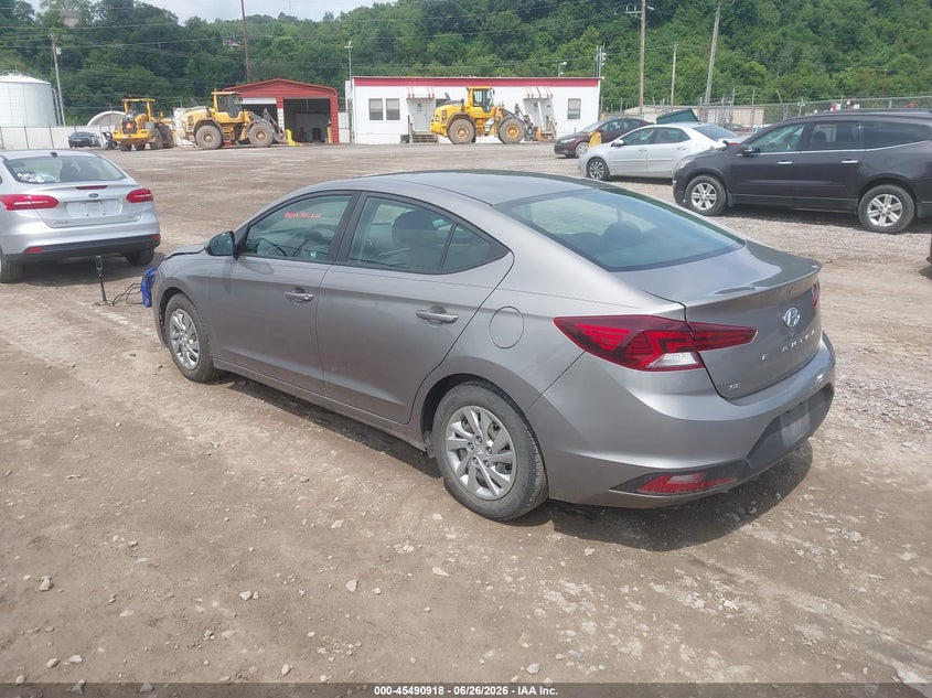 2020 Hyundai Elantra VIN KMHD74LF8LU896125 IAAI salvage auction — FRONT END, Salvage (Pennsylvania), sold $2,200 on 2026-07-14 (photo 3)