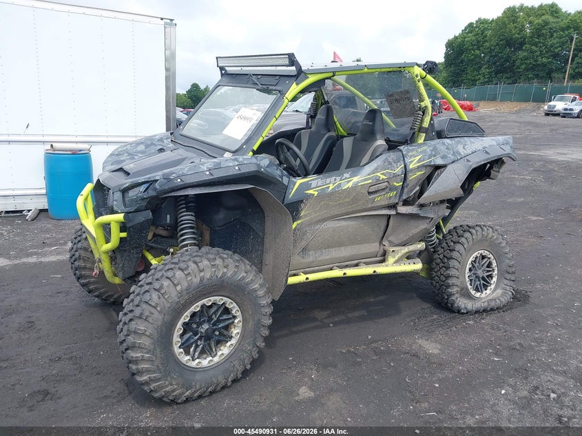 2021 Kawasaki Krf 1000 VIN JKARFCB14MB501040 IAAI salvage auction — LEFT REAR, Salvage (Pennsylvania), sold $4,750 on 2026-08-11 (photo 2)