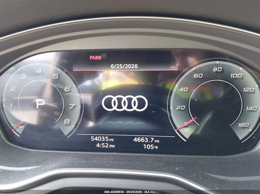 2021 Audi S4 VIN WAUC4AF49MA086858 IAAI salvage auction — UNDERCARRIAGE, Salvage Title, sold $75 on 2026-08-02 (photo 7)