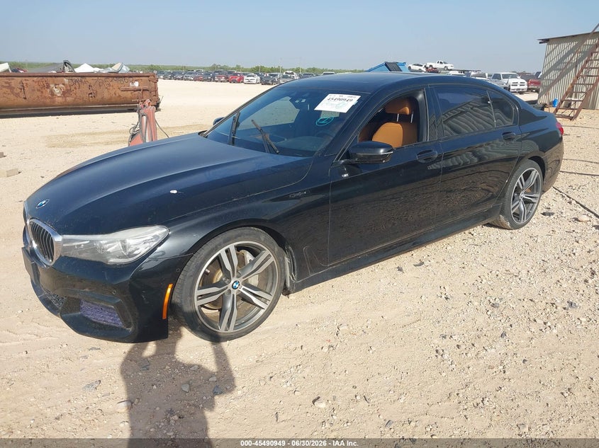 2016 BMW 7er VIN WBA7E2C51GG504462 IAAI salvage auction — FRESH WATER, Salvage Title, sold $8,600 on 2026-08-13 (photo 2)