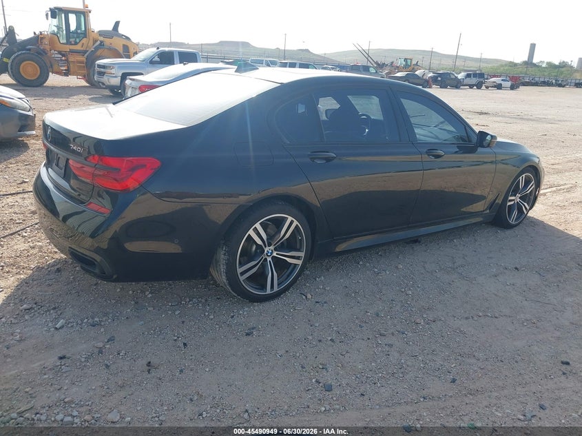 2016 BMW 7er VIN WBA7E2C51GG504462 IAAI salvage auction — FRESH WATER, Salvage Title, sold $8,600 on 2026-08-13 (photo 4)