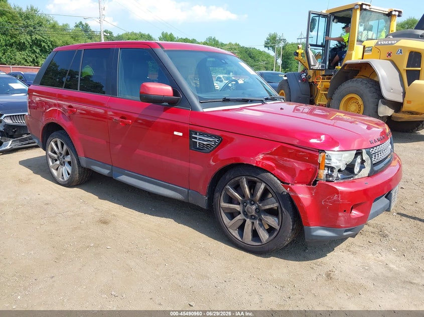 2013 Land rover Range rover sport VIN SALSH2E4XDA800158 IAAI salvage auction — FRONT END, Salvage Title, sold $925 on 2026-07-22 (photo 1)