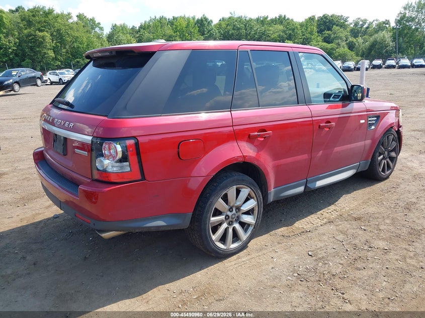 2013 Land rover Range rover sport VIN SALSH2E4XDA800158 IAAI salvage auction — FRONT END, Salvage Title, sold $925 on 2026-07-22 (photo 4)
