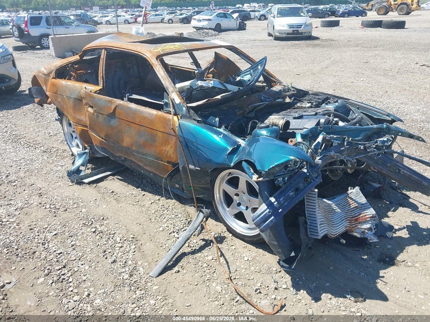 1995 BMW M3 VIN WBSBF9326SEH07503 IAAI salvage auction — TOTAL BURN, Mv-907A (New York), sold $1,900 on 2026-07-14 (photo 1)