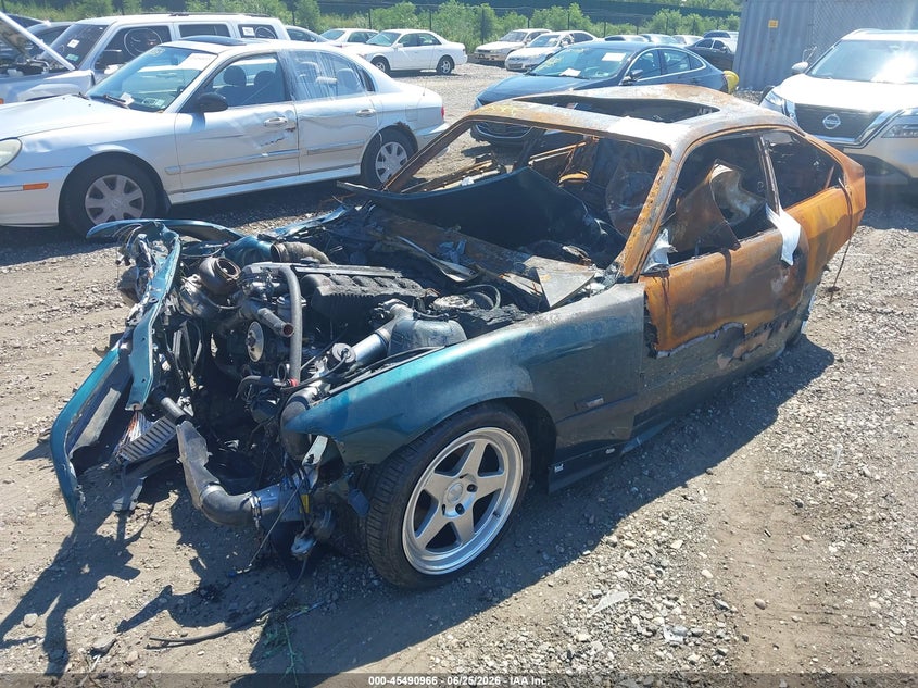 1995 BMW M3 VIN WBSBF9326SEH07503 IAAI salvage auction — TOTAL BURN, Mv-907A (New York), sold $1,900 on 2026-07-14 (photo 2)