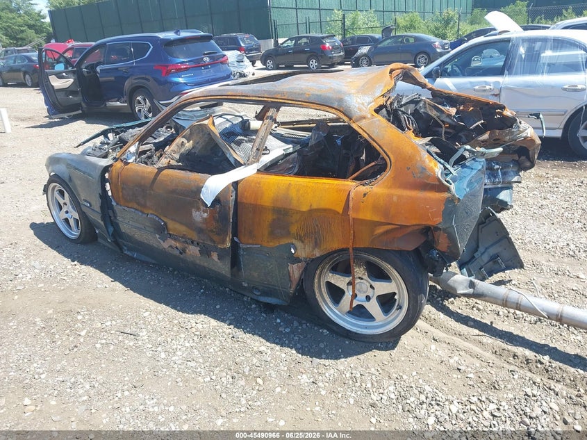 1995 BMW M3 VIN WBSBF9326SEH07503 IAAI salvage auction — TOTAL BURN, Mv-907A (New York), sold $1,900 on 2026-07-14 (photo 3)