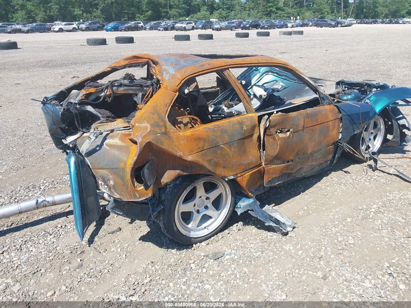 1995 BMW M3 VIN WBSBF9326SEH07503 IAAI salvage auction — TOTAL BURN, Mv-907A (New York), sold $1,900 on 2026-07-14 (photo 4)