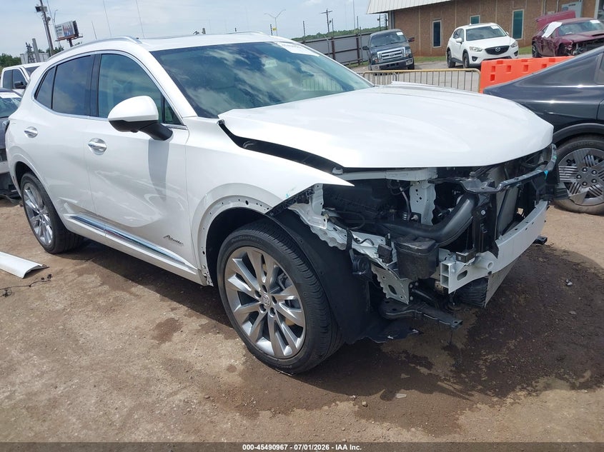2023 Buick Envision VIN LRBFZSR46PD195699 IAAI salvage auction — FRONT END, Salvage Title, sold $7,800 on 2026-08-27 (photo 1)