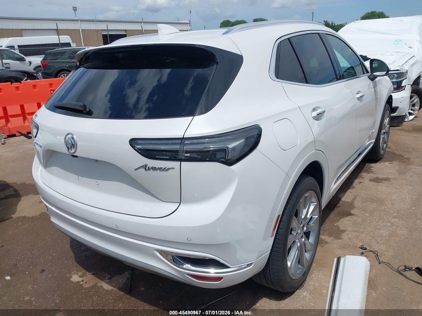 2023 Buick Envision VIN LRBFZSR46PD195699 IAAI salvage auction — FRONT END, Salvage Title, sold $7,800 on 2026-08-27 (photo 4)