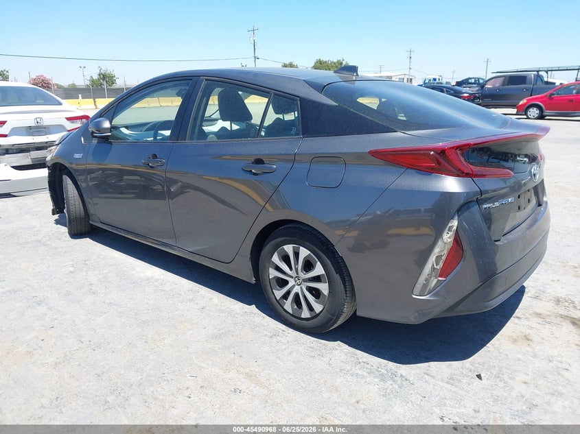 2021 Toyota Prius VIN JTDKAMFP1M3165500 IAAI salvage auction — FRONT END, Salvage (California), sold $6,900 on 2026-07-17 (photo 3)