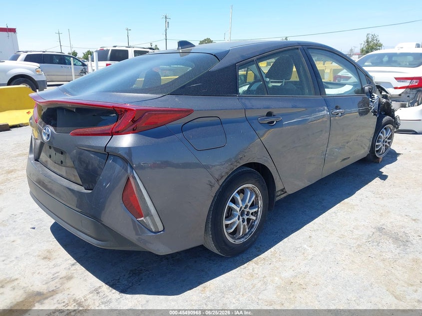 2021 Toyota Prius VIN JTDKAMFP1M3165500 IAAI salvage auction — FRONT END, Salvage (California), sold $6,900 on 2026-07-17 (photo 4)