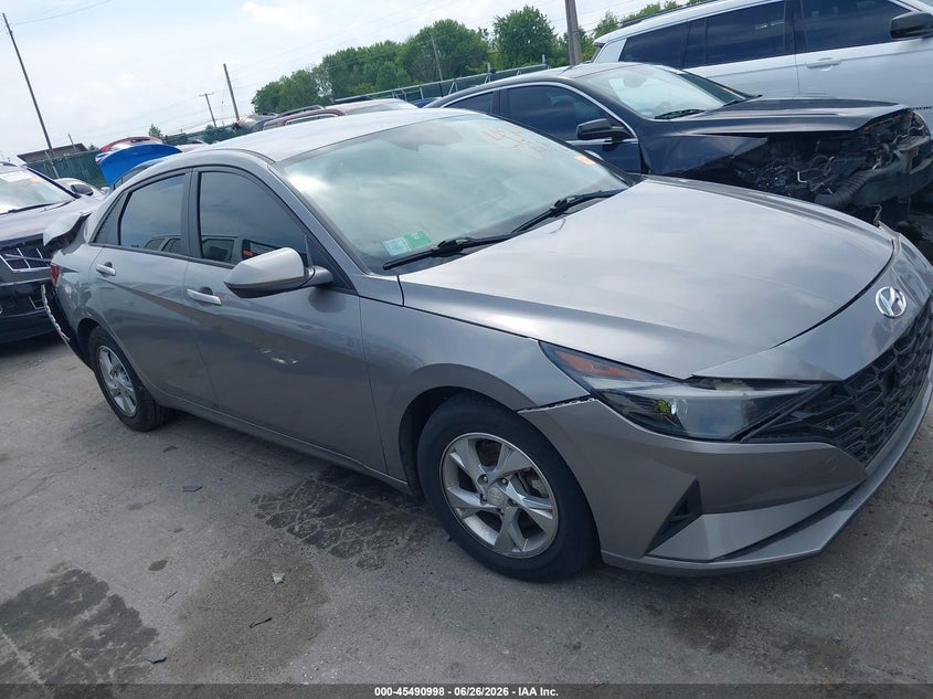 2021 Hyundai Elantra VIN KMHLL4AG5MU103660 IAAI salvage auction — REAR END, Salvage (Ohio), sold $1,850 on 2026-07-31 (photo 1)