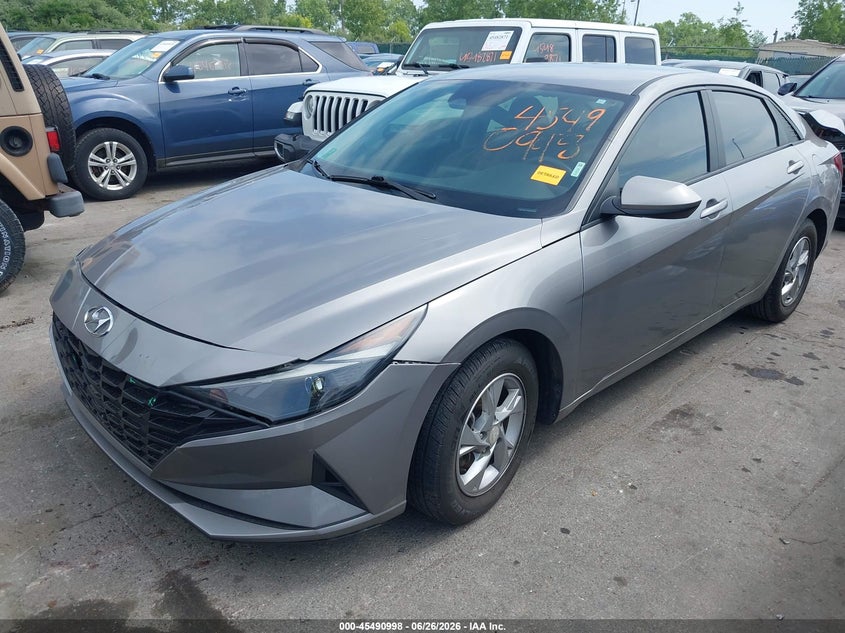 2021 Hyundai Elantra VIN KMHLL4AG5MU103660 IAAI salvage auction — REAR END, Salvage (Ohio), sold $1,850 on 2026-07-31 (photo 2)