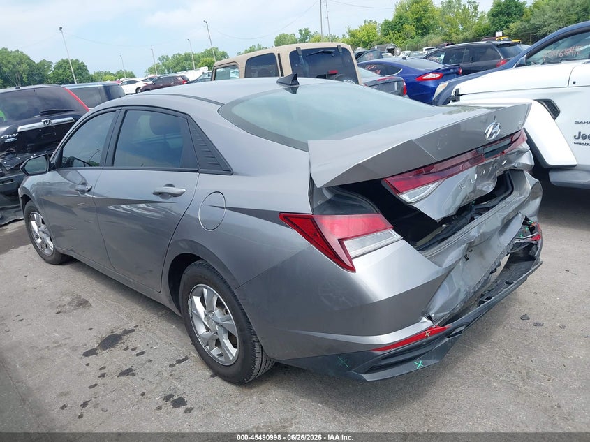 2021 Hyundai Elantra VIN KMHLL4AG5MU103660 IAAI salvage auction — REAR END, Salvage (Ohio), sold $1,850 on 2026-07-31 (photo 3)