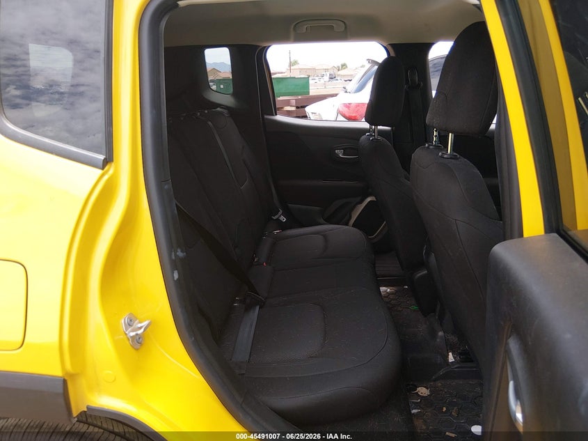 2017 Jeep Renegade VIN ZACCJAAH0HPG01354 IAAI salvage auction — NORMAL WEAR, Clear-Dealer Only (Arizona), sold $1,300 on 2026-07-28 (photo 8)