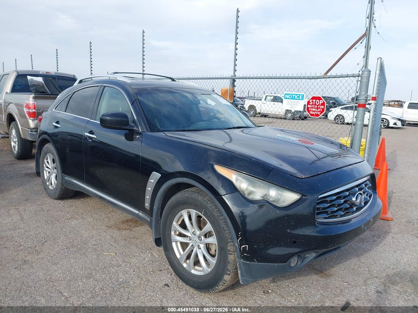 2010 Infiniti Fx35 VIN JN8AS1MU0AM801351 IAAI salvage auction — LEFT & RIGHT, Salvage (Texas), sold $225 on 2026-07-28 (photo 1)