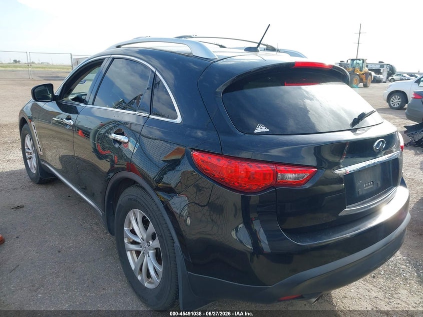 2010 Infiniti Fx35 VIN JN8AS1MU0AM801351 IAAI salvage auction — LEFT & RIGHT, Salvage (Texas), sold $225 on 2026-07-28 (photo 3)
