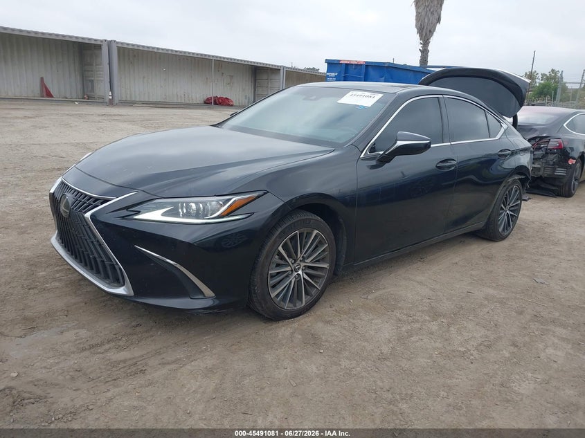 2024 Lexus ES VIN 58ADA1C13RU047509 IAAI salvage auction — LEFT REAR, Wait Title, sold $7,350 on 2026-10-14 (photo 2)