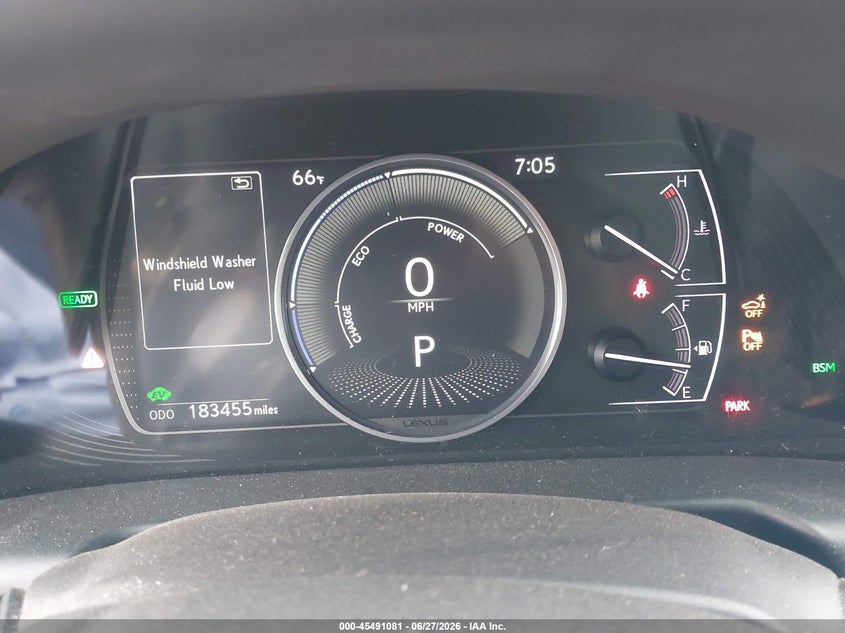 2024 Lexus ES VIN 58ADA1C13RU047509 IAAI salvage auction — LEFT REAR, Wait Title, sold $7,350 on 2026-10-14 (photo 7)