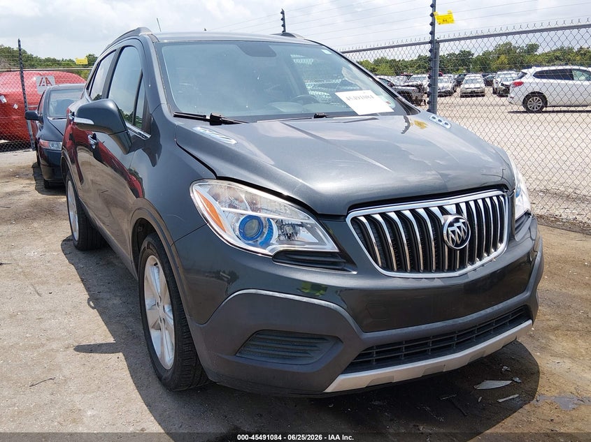 2016 Buick Encore VIN KL4CJASB2GB712386 IAAI salvage auction — NORMAL WEAR, Clear (Louisiana), sold $850 on 2026-07-20 (photo 1)