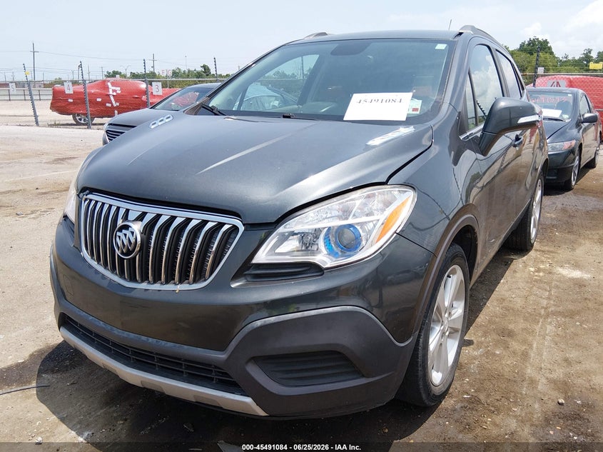 2016 Buick Encore VIN KL4CJASB2GB712386 IAAI salvage auction — NORMAL WEAR, Clear (Louisiana), sold $850 on 2026-07-20 (photo 2)