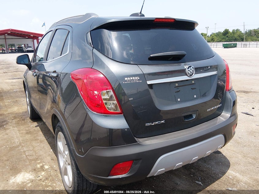 2016 Buick Encore VIN KL4CJASB2GB712386 IAAI salvage auction — NORMAL WEAR, Clear (Louisiana), sold $850 on 2026-07-20 (photo 3)