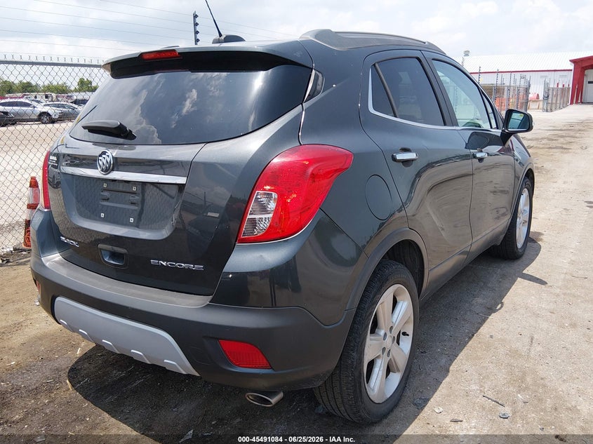 2016 Buick Encore VIN KL4CJASB2GB712386 IAAI salvage auction — NORMAL WEAR, Clear (Louisiana), sold $850 on 2026-07-20 (photo 4)