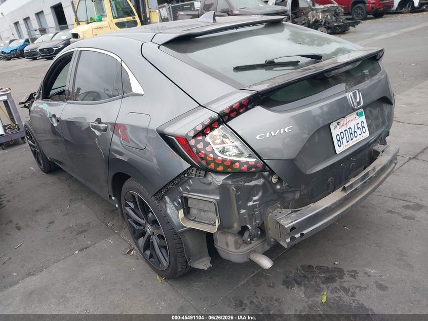 2020 Honda Civic VIN SHHFK7H36LU409796 IAAI salvage auction — RIGHT SIDE, Salvage Certificate (California), sold $4,550 on 2026-07-26 (photo 3)