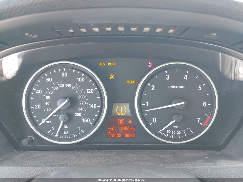2008 BMW X5 VIN 5UXFE83558LZ98754 IAAI salvage auction — NORMAL WEAR, Clear - Dealer Only (California), sold $450 on 2026-07-22 (photo 7)