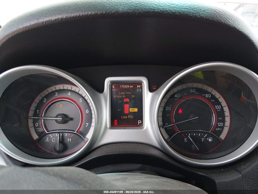 2016 Dodge Journey VIN 3C4PDDEG1GT135856 IAAI salvage auction — HAIL, Salvage (Iowa), sold $1,350 on 2026-08-16 (photo 7)