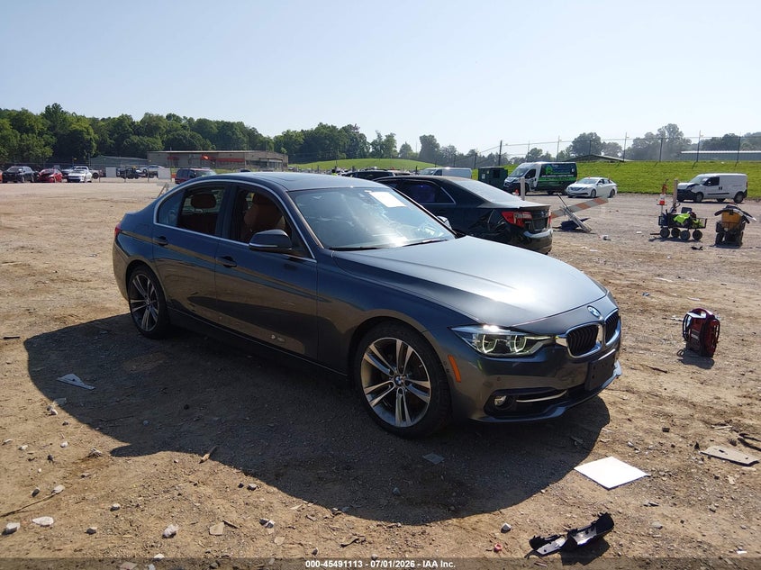 2018 BMW VIN WBA8D9G5XJNU72222 IAAI salvage auction — RIGHT FRONT, Salvage Title, sold $6,200 on 2026-07-18 (photo 1)