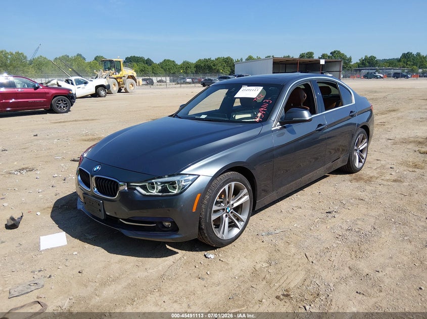 2018 BMW VIN WBA8D9G5XJNU72222 IAAI salvage auction — RIGHT FRONT, Salvage Title, sold $6,200 on 2026-07-18 (photo 2)