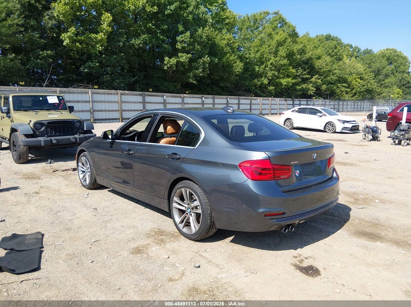 2018 BMW VIN WBA8D9G5XJNU72222 IAAI salvage auction — RIGHT FRONT, Salvage Title, sold $6,200 on 2026-07-18 (photo 3)