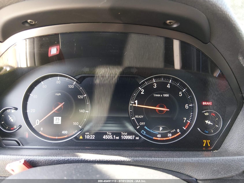 2018 BMW VIN WBA8D9G5XJNU72222 IAAI salvage auction — RIGHT FRONT, Salvage Title, sold $6,200 on 2026-07-18 (photo 7)