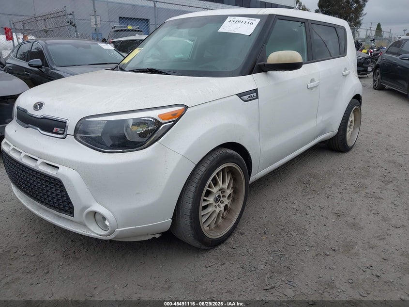 2016 Kia Soul VIN KNDJN2A22G7390926 IAAI salvage auction — RIGHT REAR, Salvage Certificate (California), sold $25 on 2026-07-22 (photo 2)