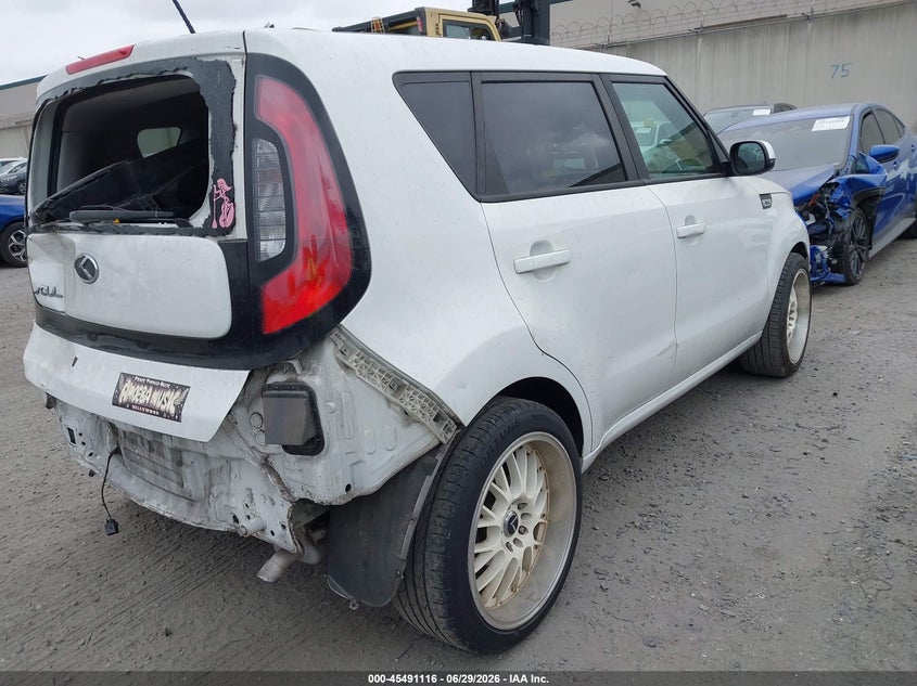 2016 Kia Soul VIN KNDJN2A22G7390926 IAAI salvage auction — RIGHT REAR, Salvage Certificate (California), sold $25 on 2026-07-22 (photo 4)