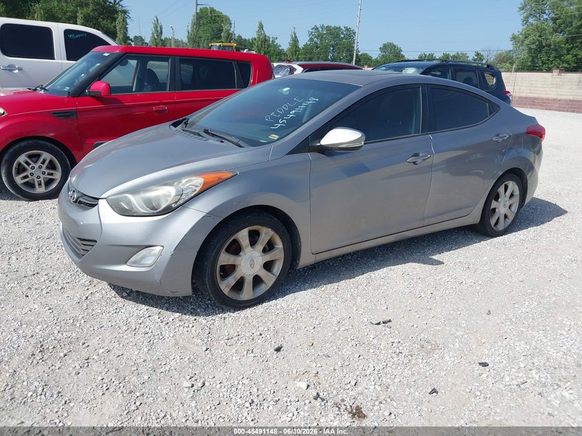 2011 Hyundai Elantra VIN KMHDH4AE1BU131683 IAAI salvage auction — NORMAL WEAR, Clear (Missouri), sold $200 on 2026-07-27 (photo 2)