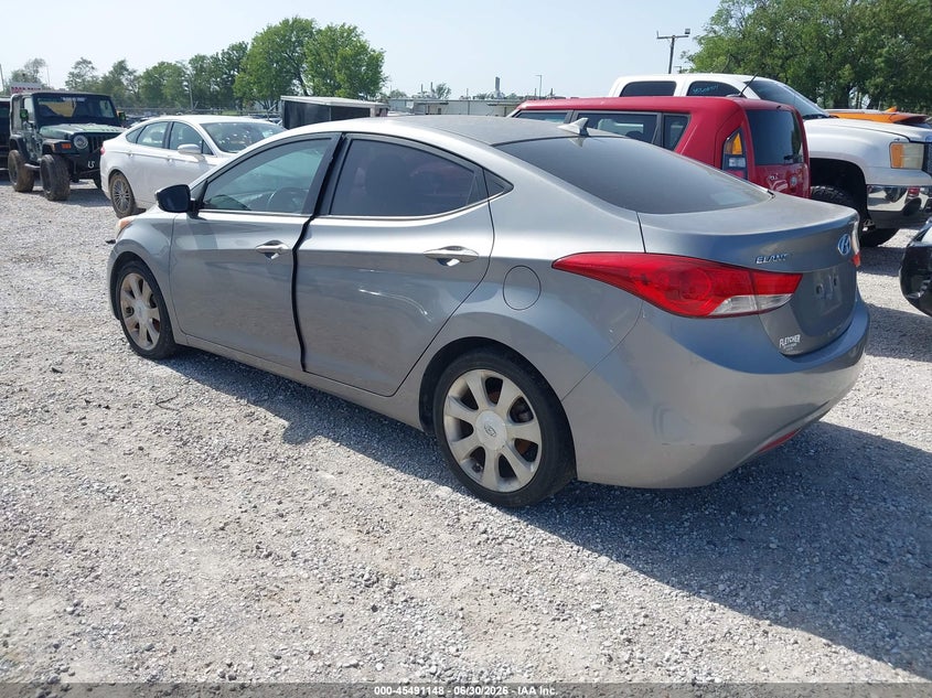 2011 Hyundai Elantra VIN KMHDH4AE1BU131683 IAAI salvage auction — NORMAL WEAR, Clear (Missouri), sold $200 on 2026-07-27 (photo 3)