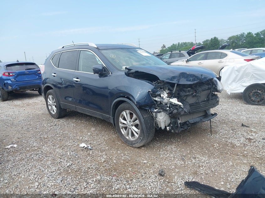 2016 Nissan Rogue VIN JN8AT2MV7GW148994 IAAI salvage auction — FRONT END, Salvage (Ohio), sold $1,350 on 2026-07-29 (photo 1)